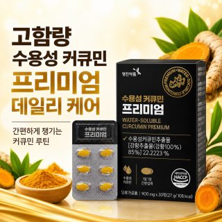 485.영진약품 영플랜 수용성 커큐민 리포좀 프리미엄 1,000mgx30정