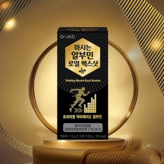 40.1+1특가) 닥터에이드 마시는 알부민 로열 맥스샷 2박스